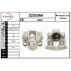 2225364 EAI Тормозной суппорт