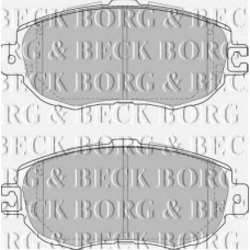 BBP1352 BORG & BECK Комплект тормозных колодок, дисковый тормоз