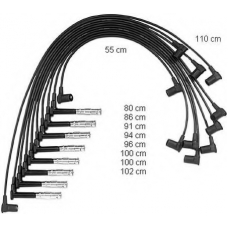 ZEF635 BERU Комплект проводов зажигания