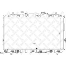 10-26601-SX STELLOX Радиатор, охлаждение двигателя