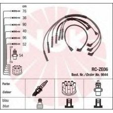 9844 NGK Комплект проводов зажигания