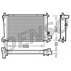 DRM10039 DENSO Радиатор, охлаждение двигателя