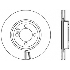 BDA2399.20 OPEN PARTS Тормозной диск