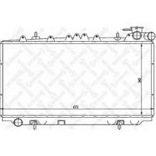 10-25980-SX STELLOX Радиатор, охлаждение двигателя