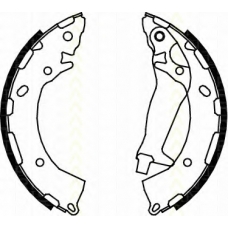 8100 43024 TRISCAN Комплект тормозных колодок