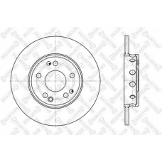 6020-3309-SX STELLOX Тормозной диск