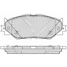 20061 BSF Комплект тормозных колодок, дисковый тормоз