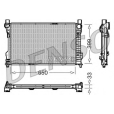 DRM17082 DENSO Радиатор, охлаждение двигателя