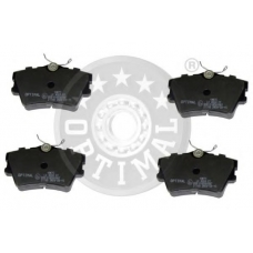 10075 OPTIMAL Комплект тормозных колодок, дисковый тормоз