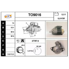 TO9016 SNRA Стартер
