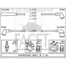 4.7240 FACET Ккомплект проводов зажигания