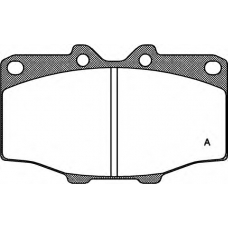 BPA0132.00 OPEN PARTS Комплект тормозных колодок, дисковый тормоз