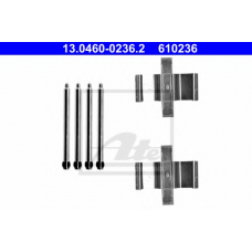 13.0460-0236.2 ATE Комплектующие, колодки дискового тормоза