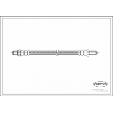 19030338 CORTECO Тормозной шланг