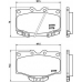 P 83 026 BREMBO Комплект тормозных колодок, дисковый тормоз