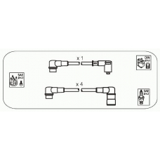 VL11 JANMOR Комплект проводов зажигания