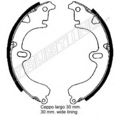 7325 TRUSTING Комплект тормозных колодок