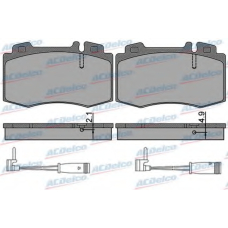 AC058849AD AC Delco Комплект тормозных колодок, дисковый тормоз