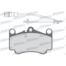 AC0581588AD AC Delco Комплект тормозных колодок, дисковый тормоз