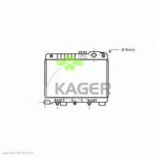 31-1391 KAGER Радиатор, охлаждение двигателя