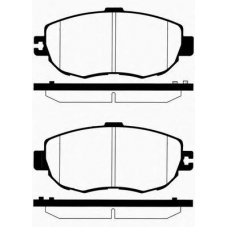 J PA-295AF JAPANPARTS Комплект тормозных колодок, дисковый тормоз