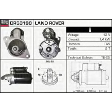 DRS3198 DELCO REMY Стартер