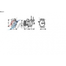 PEK317 GERI Компрессор, кондиционер