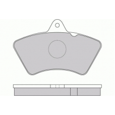 12-5259 E.T.F. Комплект тормозных колодок, дисковый тормоз