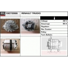 19070066 DELCO REMY Генератор
