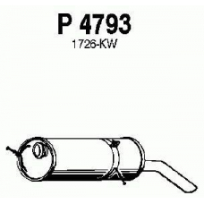 P4793 FENNO Глушитель выхлопных газов конечный