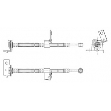 FHY3126 FERODO Тормозной шланг