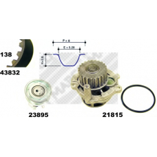 41832 MAPCO Водяной насос + комплект зубчатого ремня