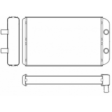 RA2110180 J. DEUS Теплообменник, отопление салона