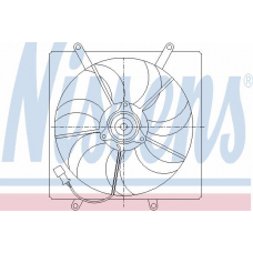 85014 NISSENS Вентилятор, охлаждение двигателя