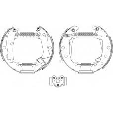 R0160 PAGID Комплект тормозных колодок