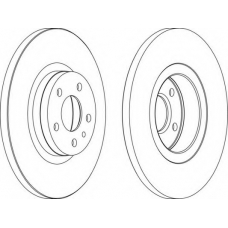 DDF1057-1 FERODO Тормозной диск