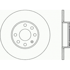 BDA1806.10 OPEN PARTS Тормозной диск