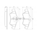 0 986 424 218 BOSCH Комплект тормозных колодок, дисковый тормоз