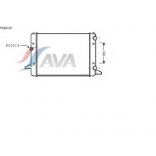 VWA2120 AVA Радиатор, охлаждение двигателя