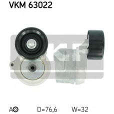 VKM 63022 SKF Натяжной ролик, поликлиновой  ремень