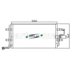 PXNCT-002 Parts mall Конденсатор, кондиционер