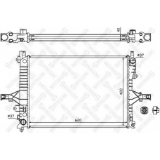 10-26457-SX STELLOX Радиатор, охлаждение двигателя