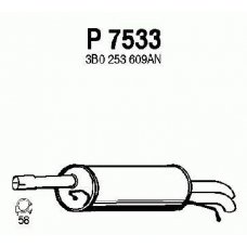P7533 FENNO Глушитель выхлопных газов конечный