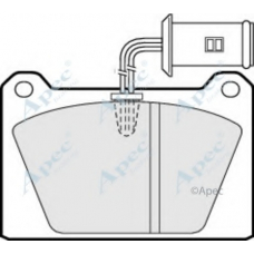 PAD78 APEC Комплект тормозных колодок, дисковый тормоз
