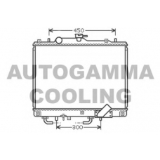 104688 AUTOGAMMA Радиатор, охлаждение двигателя