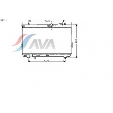HY2111 GERI Радиатор, охлаждение двигател