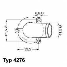 4276.87D WAHLER Термостат, охлаждающая жидкость