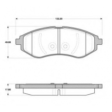 BLF1359 QUINTON HAZELL Комплект тормозных колодок, дисковый тормоз