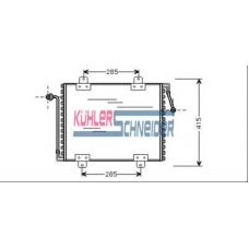 0920301 KUHLER SCHNEIDER Конденсатор, кондиционер