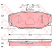 GDB1377 TRW Комплект тормозных колодок, дисковый тормоз